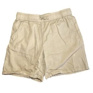 🌺 5 x 25 🌺 Cat & Jack Kids Tan Elastic Waist Shorts kids size large (10-12)